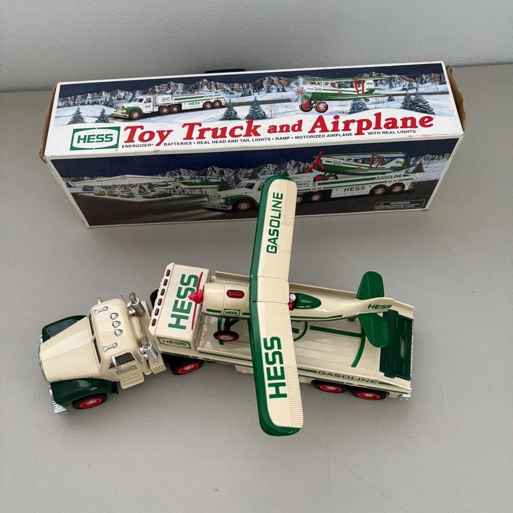 VTG Hess Toy Truck Lot 1992-2003 Rescue Fire Truck Airplane Racecars with Boxes